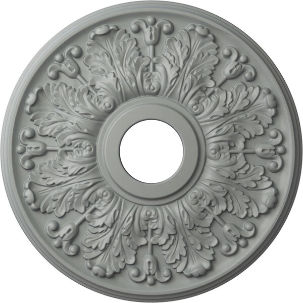 Ekena Millwork Apollo Ceiling Medallion (Fits Canopies up to 5 5/8"), 16 1/2"OD x 3 5/8"ID x 1 1/8"P, Primed White CM16AP - main